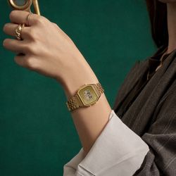 Reloj Casio Vintage Unisex LA680WEGV Dorado Green