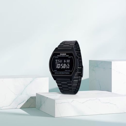 Reloj casio digital unisex B640WB en IP negro