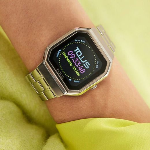 Reloj cuadrado Smartwatch Tous B-Connect
