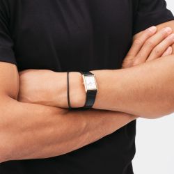 Reloj Daniel Wellington Bound Black Crocodile Rose Gold