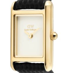 Reloj Daniel Wellington Bound Mini Black Lizard Gold
