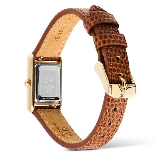 Reloj Daniel Wellington Bound Mini Light Brown Lizard Gold