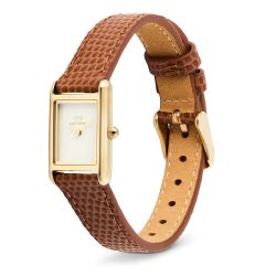 Reloj Daniel Wellington Bound Mini Light Brown Lizard Gold