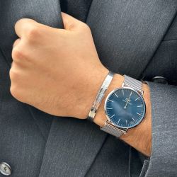 Daniel Wellington Classic Mesh Arctic Silver Uhr