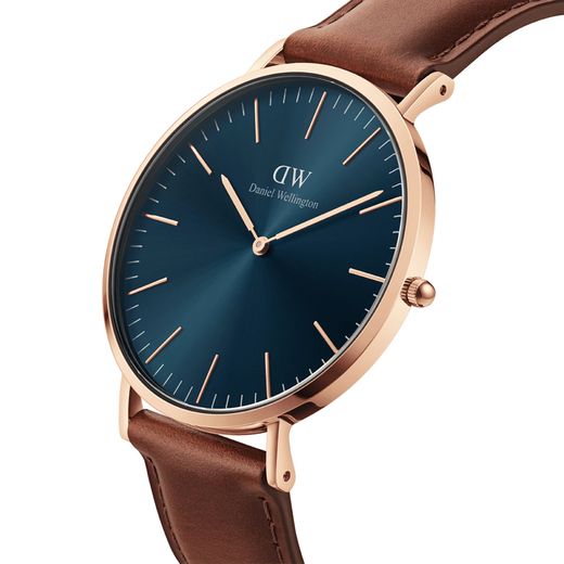 Relógio Daniel Wellington Classic St Mawes Arctic em ouro rosa