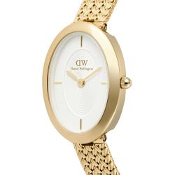Reloj Daniel Wellington Juliette Braided Mesh White Sunray Gold