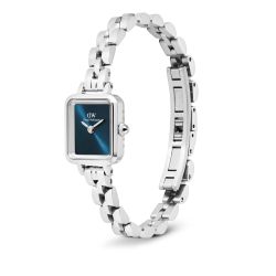 Relógio Daniel Wellington Quadro Mini Arch 3-link Arctic Sunray Silver
