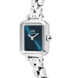 Relógio Daniel Wellington Quadro Mini Arch 3-link Arctic Sunray Silver