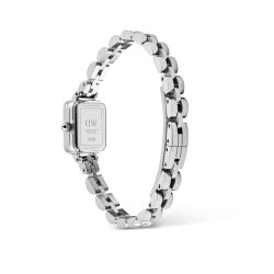 Relógio Daniel Wellington Quadro Mini Arch 3-link Arctic Sunray Silver