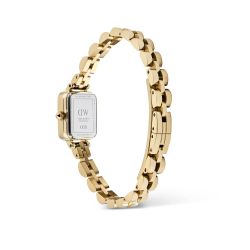 Reloj Daniel Wellington Quadro Mini Arch 3-link Emerald Sunray Gold