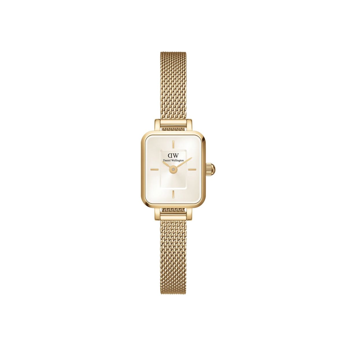 Reloj Daniel Wellington Quadro Mini Evergold Champagne