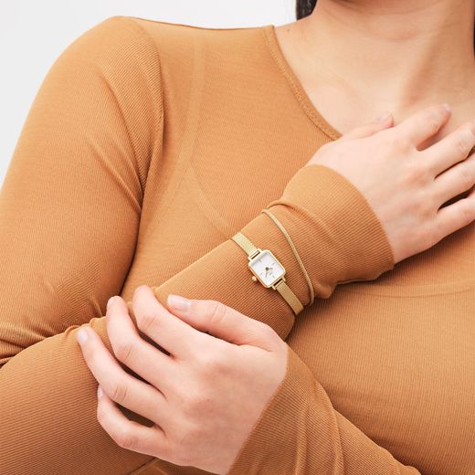 Daniel Wellington Quadro Mini Evergold Uhr