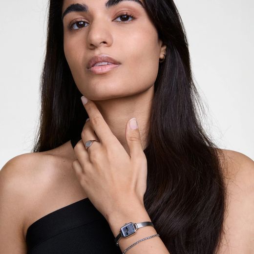 Reloj Daniel Wellington Quadro Mini Reflection Silver