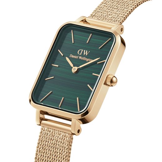 Daniel Wellington Quadro Pressed Evergold Green Uhr