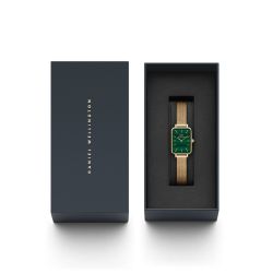 Daniel Wellington Quadro Pressed Evergold Green Uhr