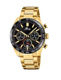 Reloj de hombre Lotus Chrono dorado 18917/6