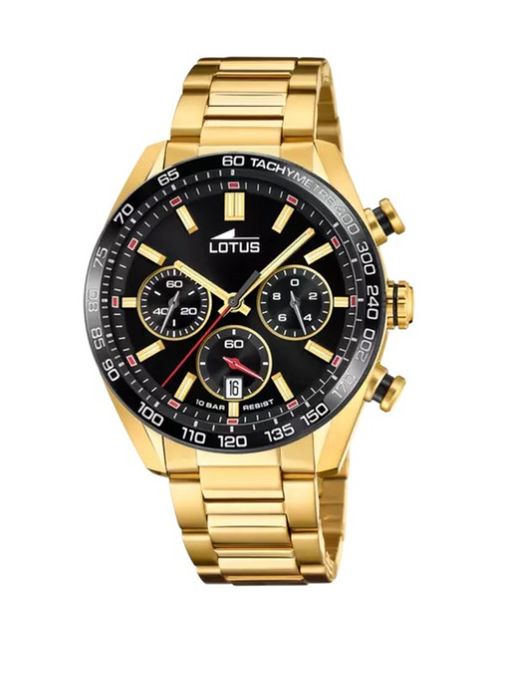 Reloj de hombre Lotus Chrono dorado 18917/6