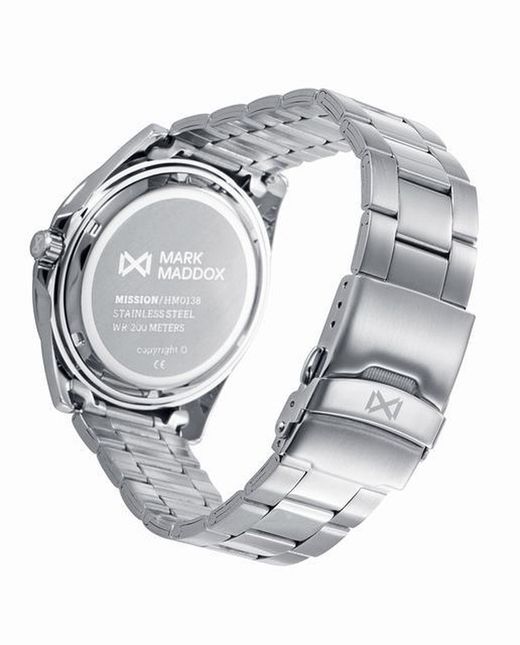 Reloj de hombre Mark Maddox Mission 3 agujas Blue
