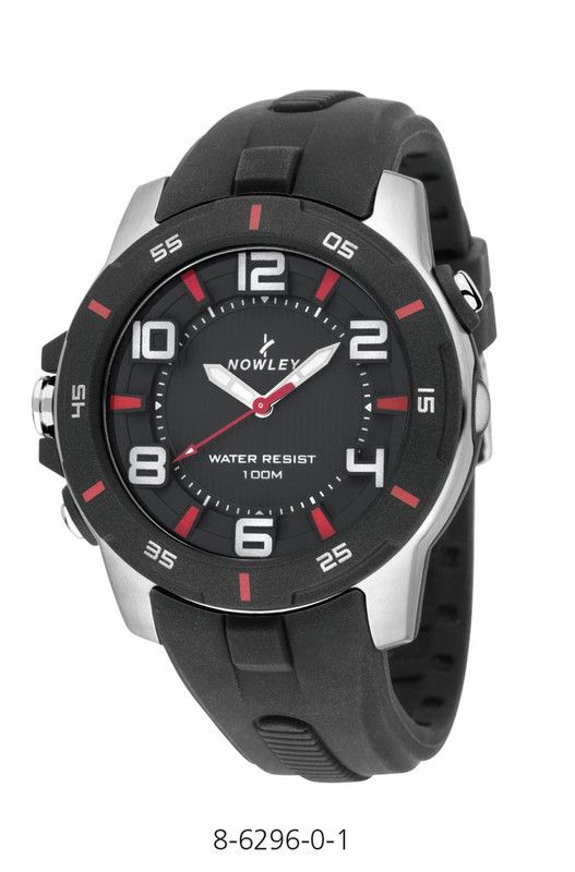 Reloj de hombre Nowley con silicona negra