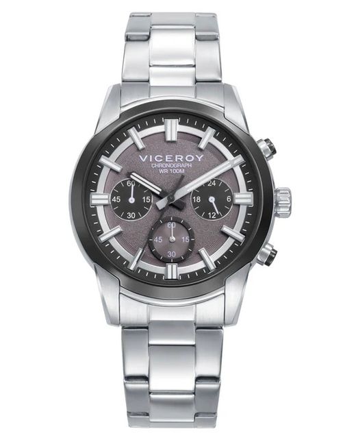 Reloj de hombre Viceroy Abraham Mateo 401507 Crono Gris