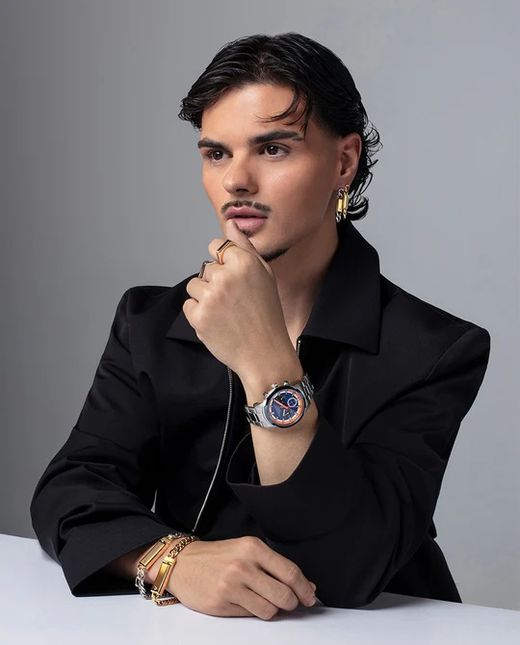 Reloj de hombre Viceroy Abraham Mateo 401507 Crono Naranja y Azul