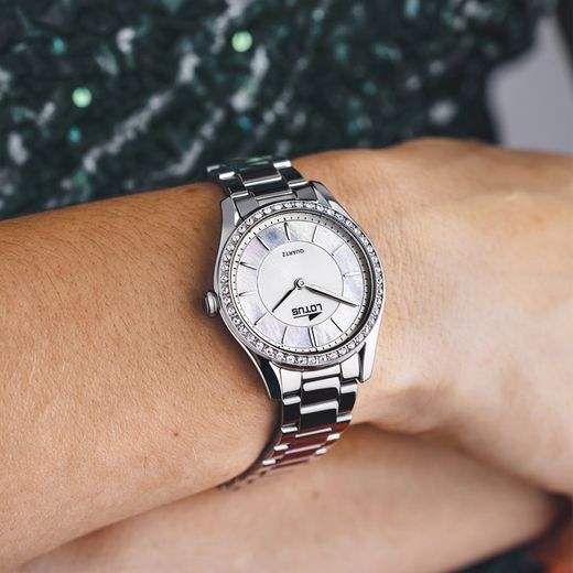 Lotus Bliss 18796/1 Silberne Damenuhr