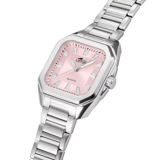 Montre femme Lotus Square 18967/3 rose