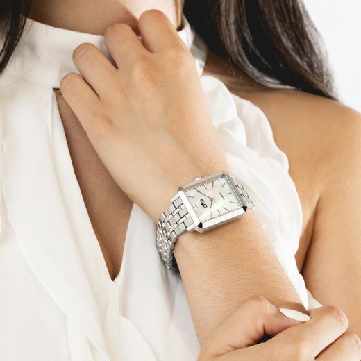 Reloj Lotus Square 18980/1 esfera nacarada