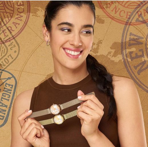 Nowley Travel Gold Damenuhr