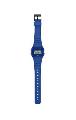 Reloj digital Casio Unisex F-91 color azul electrico