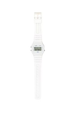 Montre Casio F-91 numérique unisexe, blanche