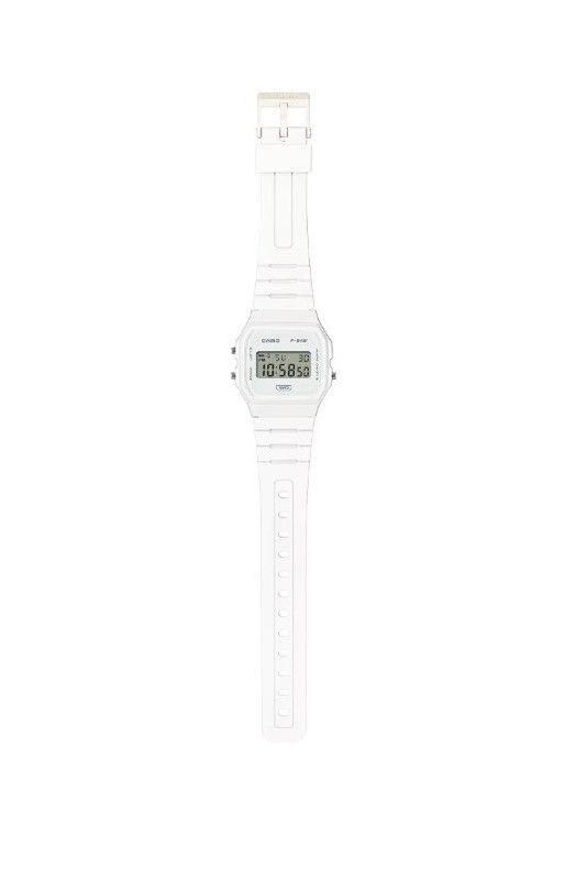 Montre Casio F-91 numérique unisexe, blanche