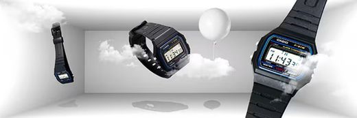 Reloj digital Casio Unisex F-91 color negro