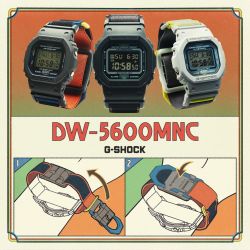 Reloj digital G-Shock DW-5600 FIDLOCK Orange
