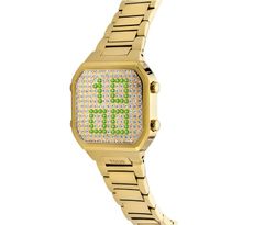 Reloj Digital Tous D-Bear leds circonitas Gold