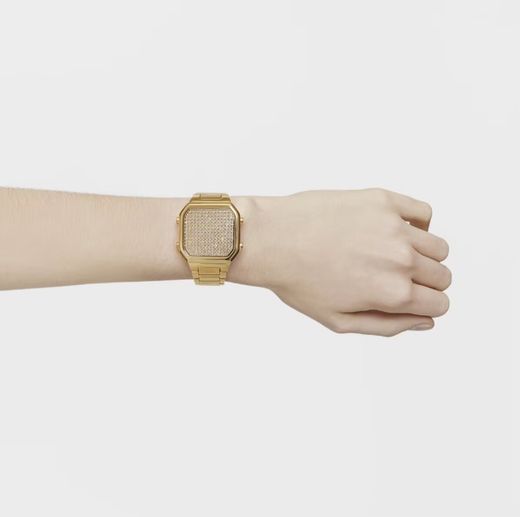 Reloj Digital Tous D-Bear leds circonitas Gold