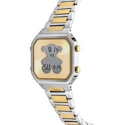 Tous D-Bear Silber & Digitaluhr Gold