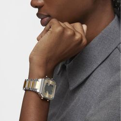 Tous D-Bear Silber & Digitaluhr Gold