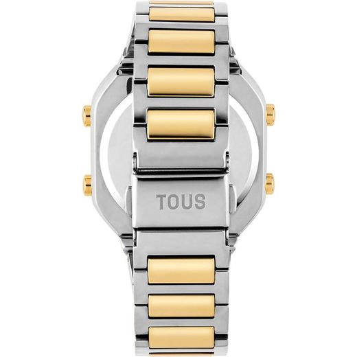 Tous D-Bear Silber & Digitaluhr Gold