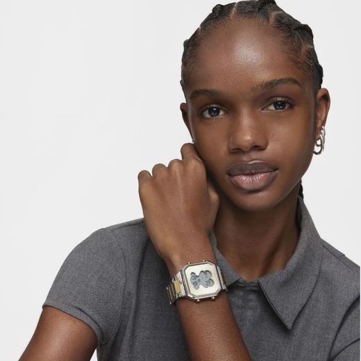 Tous D-Bear Silber & Digitaluhr Gold