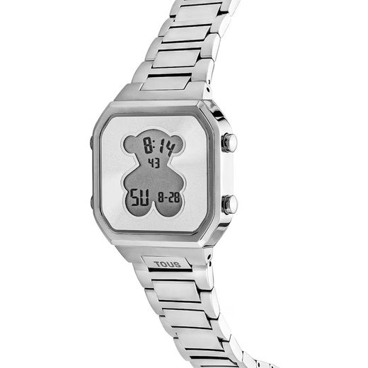 Reloj Digital Tous D-Bear Silver