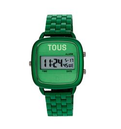 Reloj Digital Tous D-Logo de Aluminio color verde