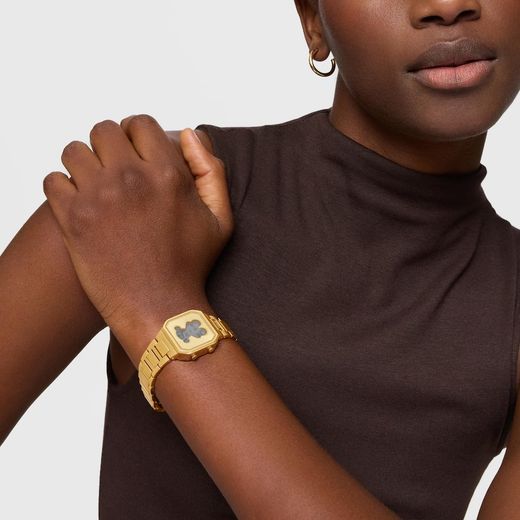 Reloj Digital Tous Mini D-Bear Gold