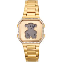Reloj Digital Tous Mini D-Bear Silver Star Gold