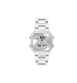 Reloj Digital Tous Mini D-Bear Silver Star