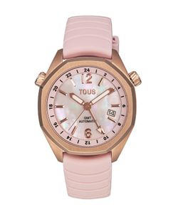 Reloj GMT Tous automático Rosa