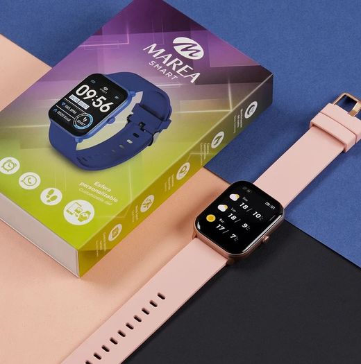 Reloj inteligente Unisex Marea B59008/3 color nude con esfera personalizable