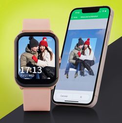 Reloj inteligente Unisex Marea B59008/3 color nude con esfera personalizable