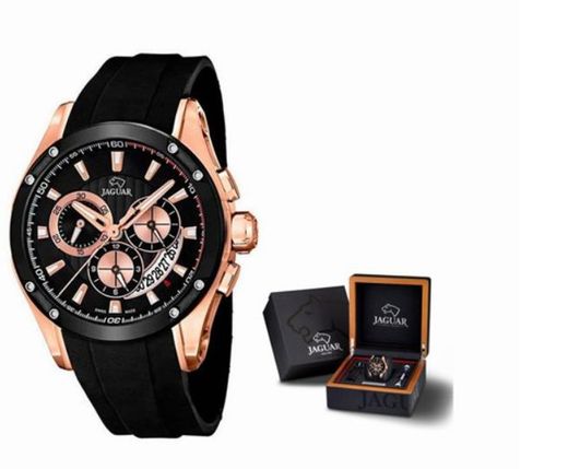 Reloj suizo jaguar Special edition con doble correa y cristal zafiro