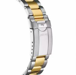 Relógio Jaguar J863 suíço com revestimento IP em ouro.